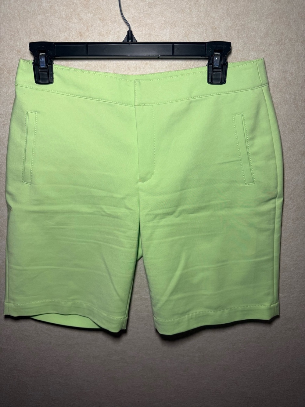 Catherine Malandrino Vintage Summer Spring Lime Neon Green Shorts Size 4 - Picture 2 of 9